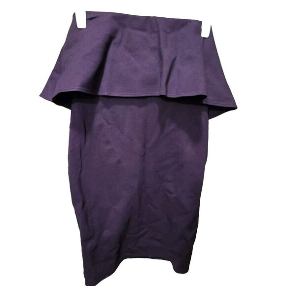 Gianni Bini dress M Medium Midi Navy Blue Sleeveless Sleek Business Skirt - Picture 1 of 12